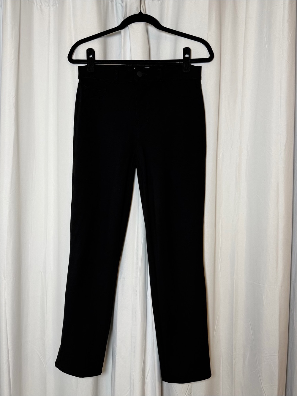 L’AGENCE Alexia High Rise Crop Pants Black Ponte 27 - Picture 3 of 11